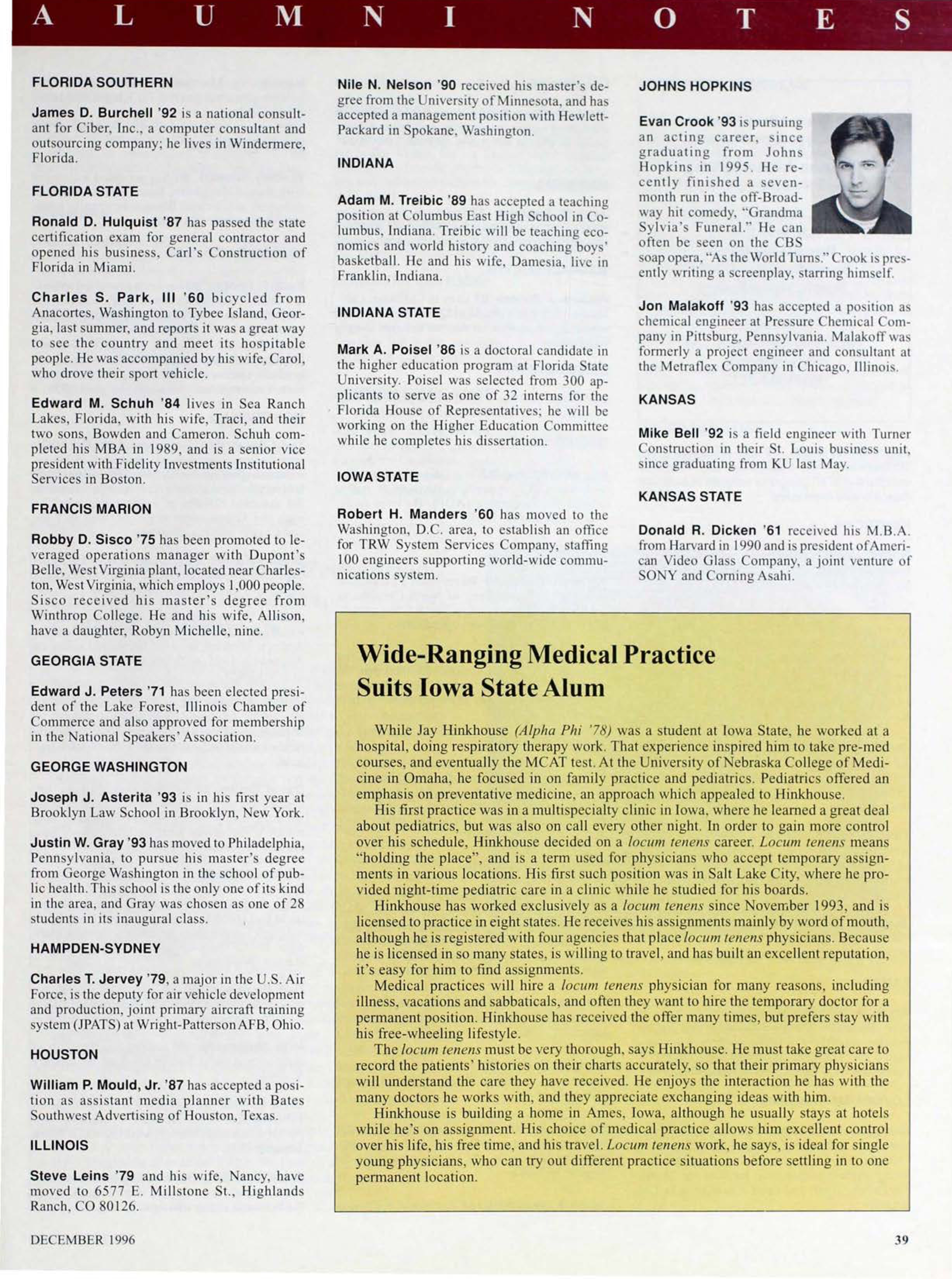 Wide-Ranging Medical Private Suits Iowa State Alum